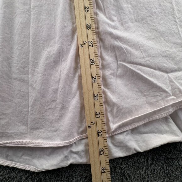 Thomas Pink Bulldog Long Sleeve Button Up Shirt Adult Size 17.5 35.5 Pink Check - Picture 4 of 15